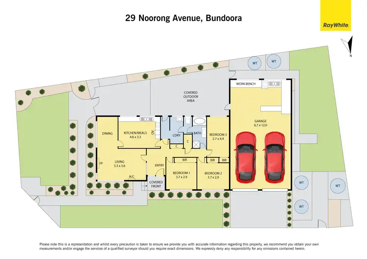 Floorplan of Homely house listing, 29 Noorong Avenue, Bundoora VIC 3083