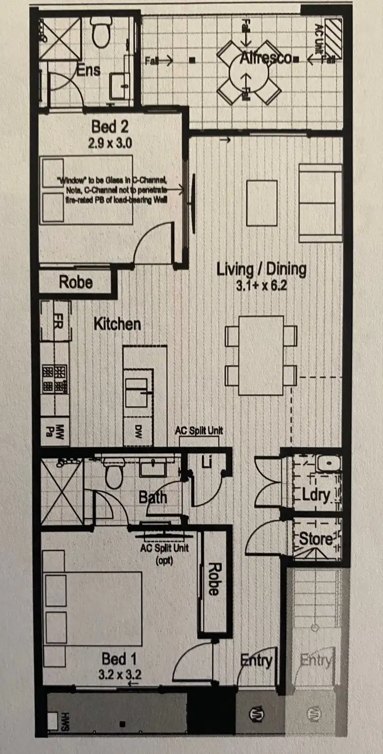 Floorplan of Homely apartment listing, G04/27 Filly Street, St Clair SA 5011