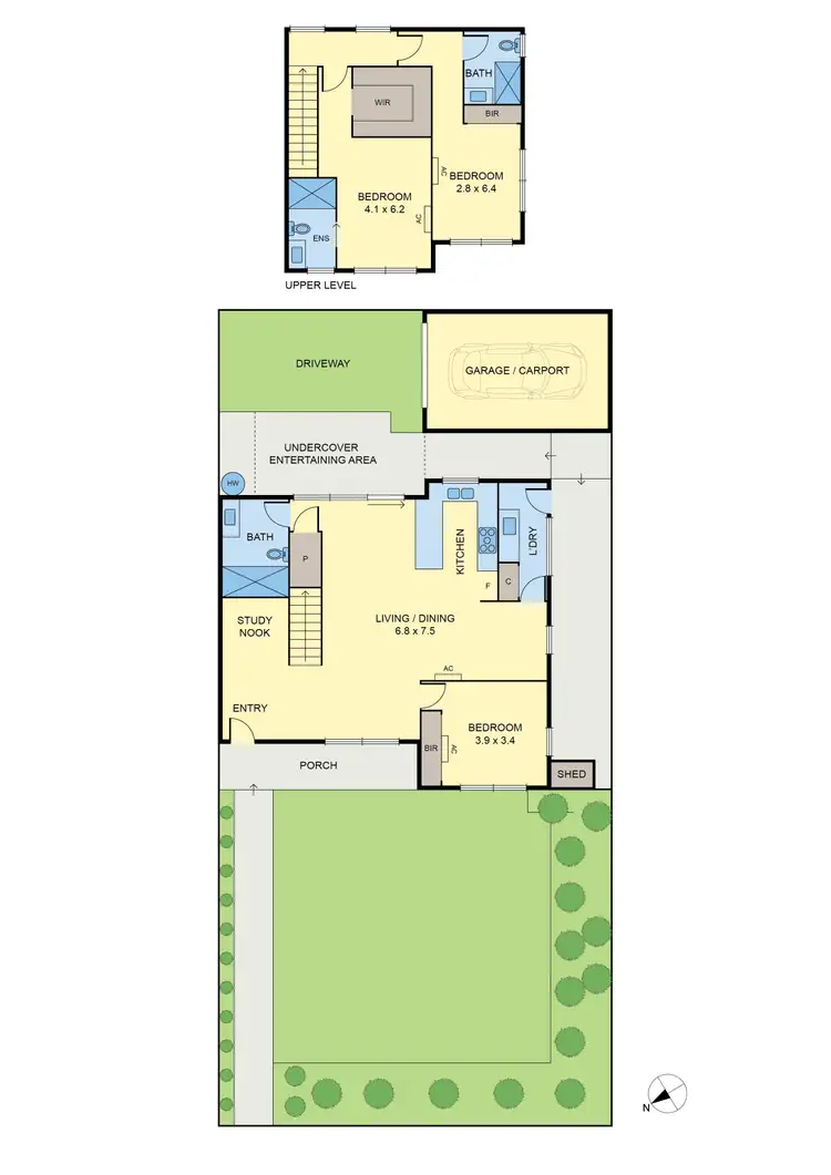 Floorplan of Homely house listing, 54 De Chene Parade, Coburg North VIC 3058