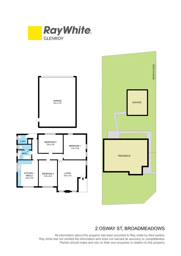 Floorplan of Homely house listing, 2 Osway Street, Broadmeadows VIC 3047