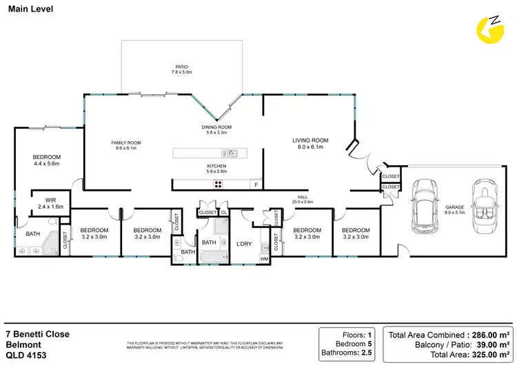 Floorplan of Homely house listing, 7 Benetti Close, Belmont QLD 4153