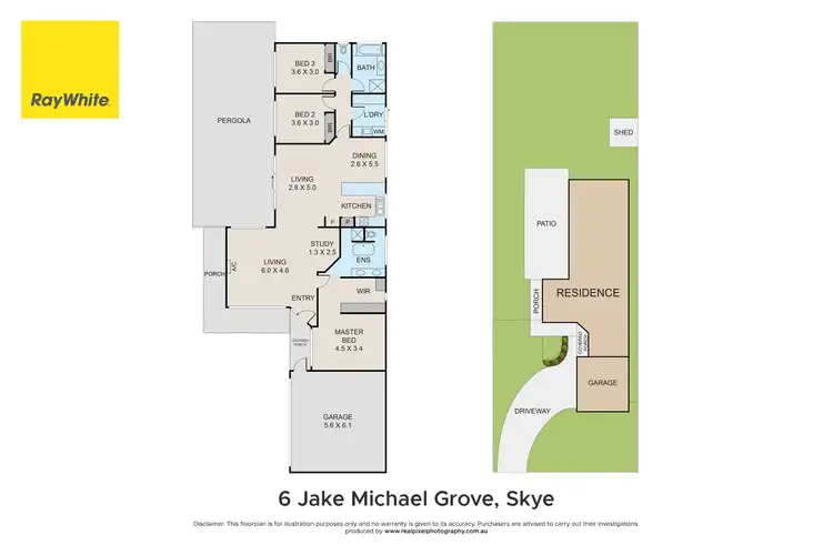 Floorplan of Homely house listing, 6 Jake Michael Grove, Skye VIC 3977