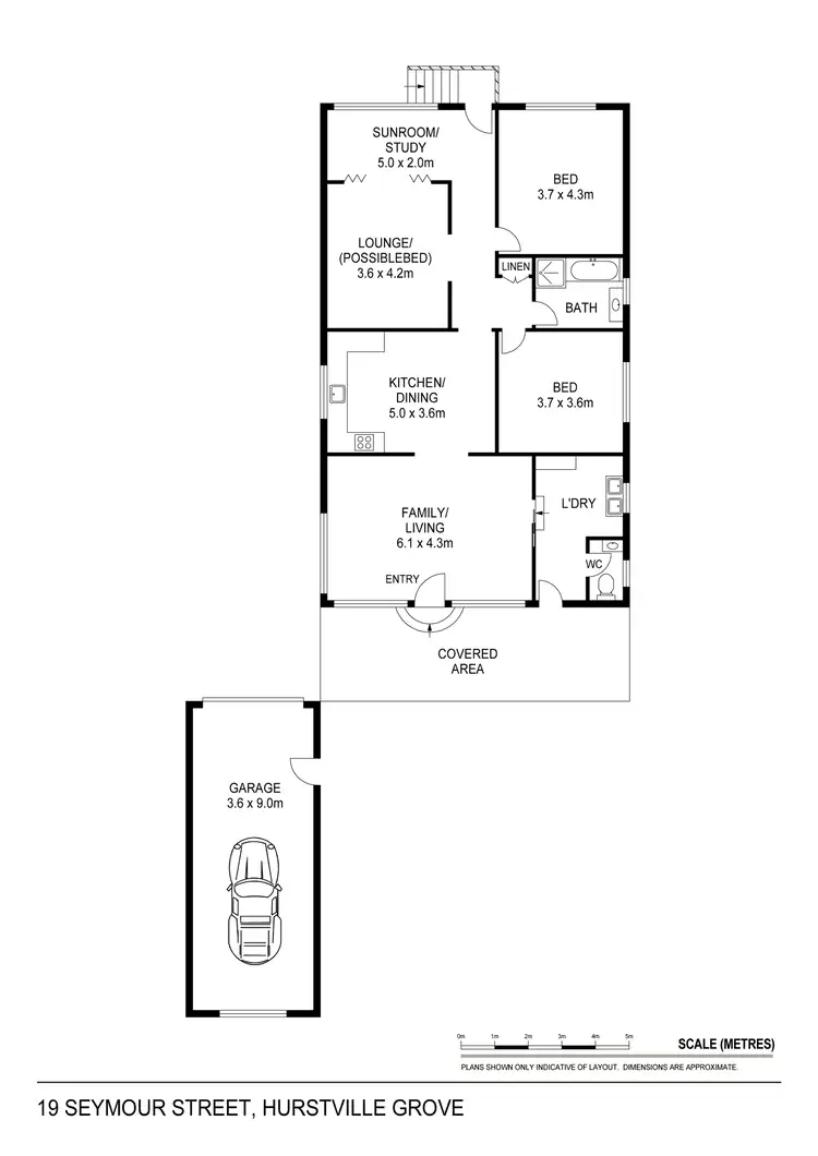 Floorplan of Homely house listing, 19 Seymour Street, Hurstville Grove NSW 2220