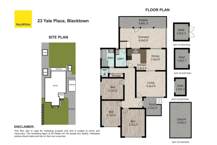 Floorplan of Homely house listing, 23 Yale Place, Blacktown NSW 2148