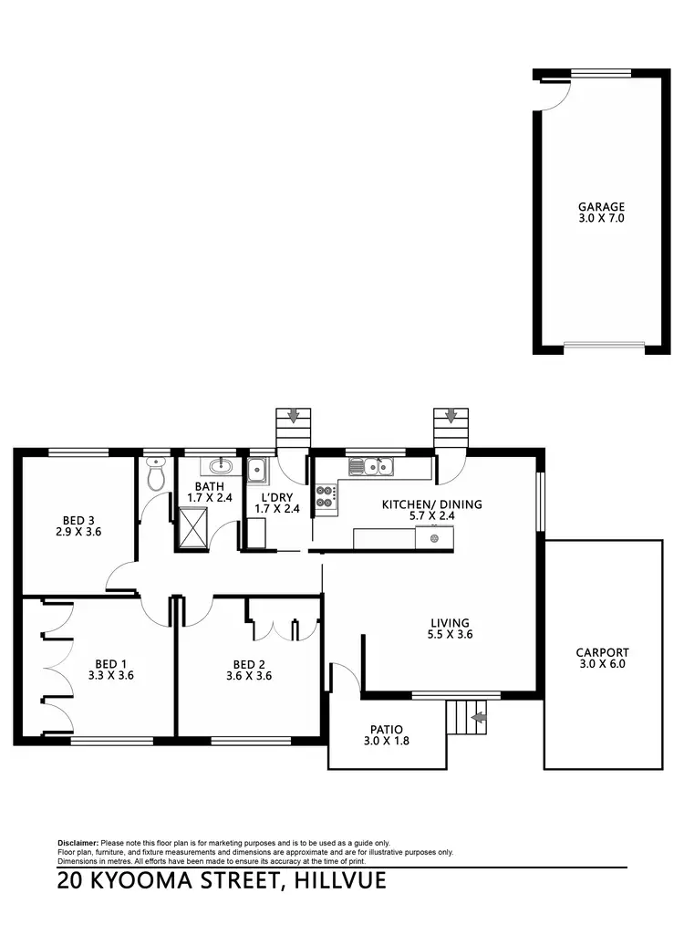 Floorplan of Homely house listing, 20 Kyooma Street, Tamworth NSW 2340