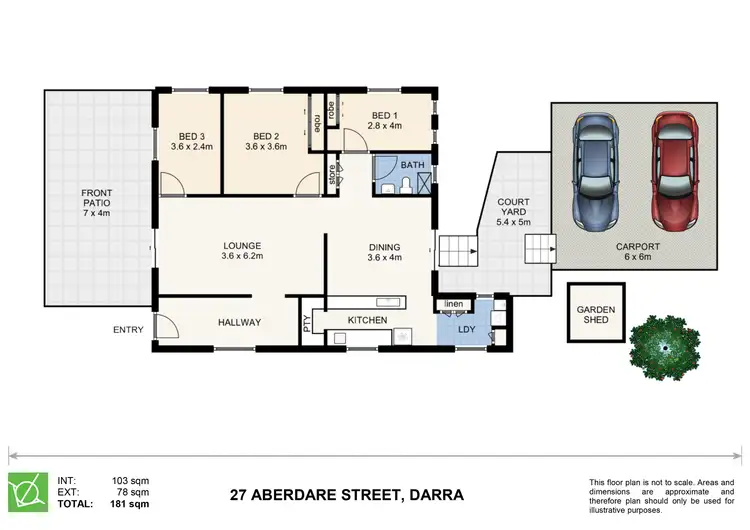Floorplan of Homely house listing, 27 Aberdare Street, Darra QLD 4076