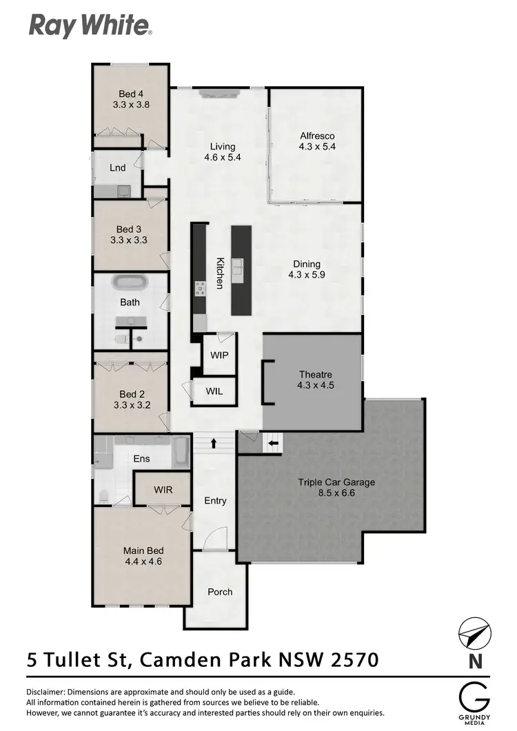 Floorplan of Homely house listing, 5 Tullet Street, Camden Park NSW 2570