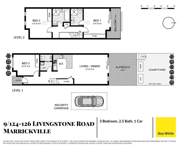 Floorplan of Homely house listing, Terrace 9, 124-126 Livingstone Road, Marrickville NSW 2204