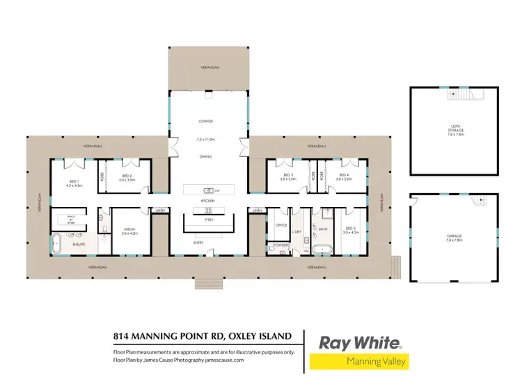 Floorplan of Homely rural property listing, 814 Manning Point Road, Oxley Island NSW 2430
