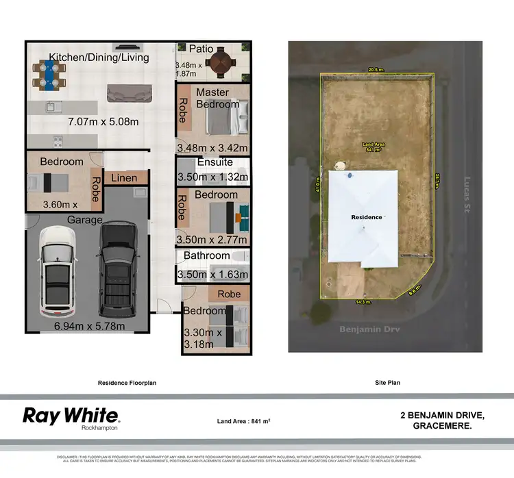 Floorplan of Homely house listing, 2 Benjamin Drive, Gracemere QLD 4702