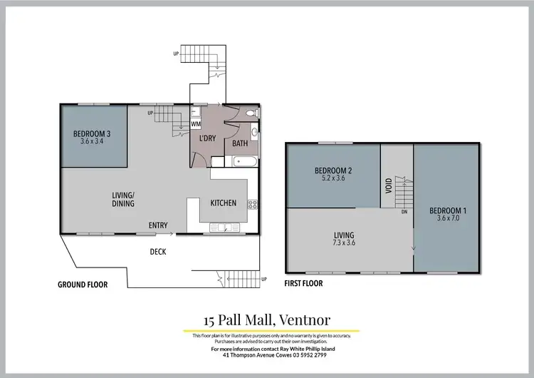 Floorplan of Homely house listing, 15 Pall Mall, Ventnor VIC 3922