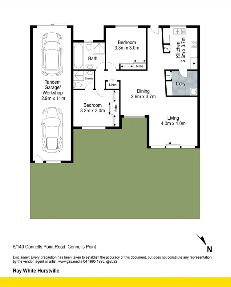 Floorplan of Homely villa listing, 5/140 Connells Point Road, Connells Point NSW 2221