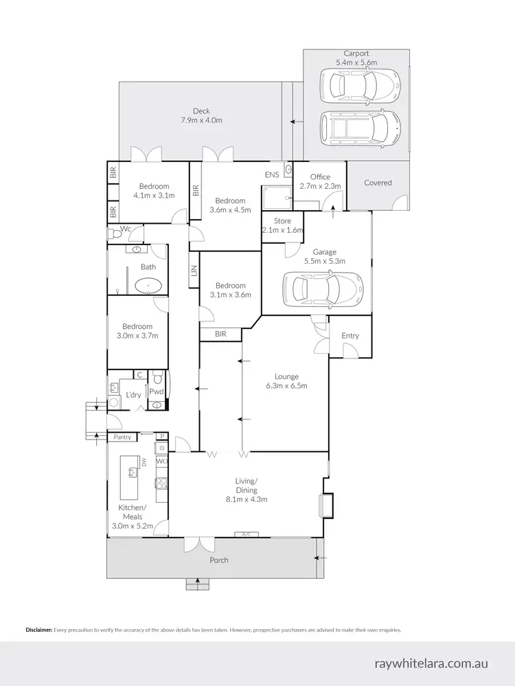 Floorplan of Homely house listing, 49 Chaucer Street, Hamlyn Heights VIC 3215