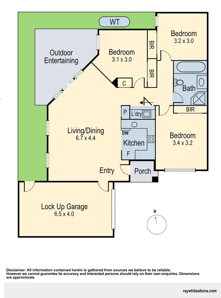Floorplan of Homely townhouse listing, 3/9 Conifer Avenue, Brooklyn VIC 3012