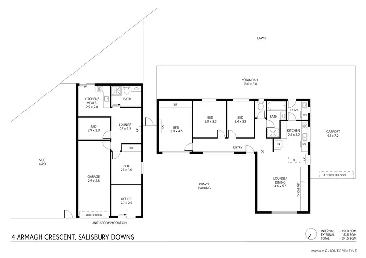 Floorplan of Homely house listing, 4 Armagh Crescent, Salisbury Downs SA 5108