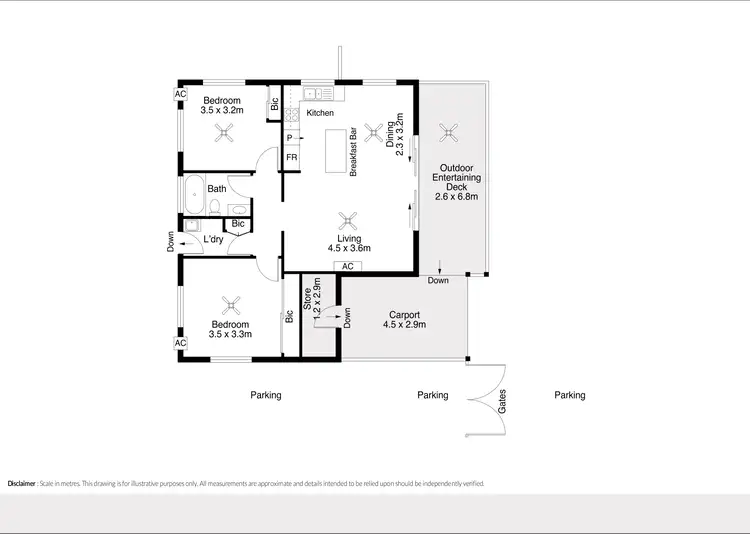 Floorplan of Homely unit listing, 7/3 Whimbrel Street, Djugun WA 6725