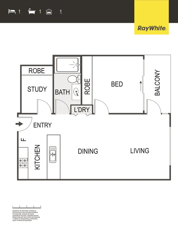 Floorplan of Homely apartment listing, 604/104 Northbourne Avenue, Braddon ACT 2612
