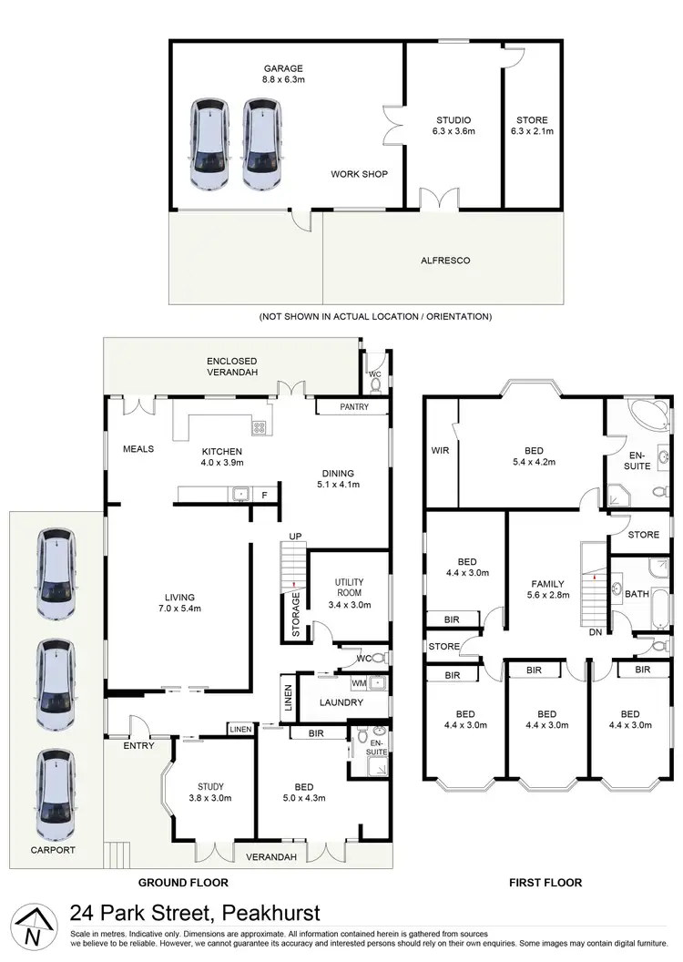 Floorplan of Homely house listing, 24 Park Street, Peakhurst NSW 2210