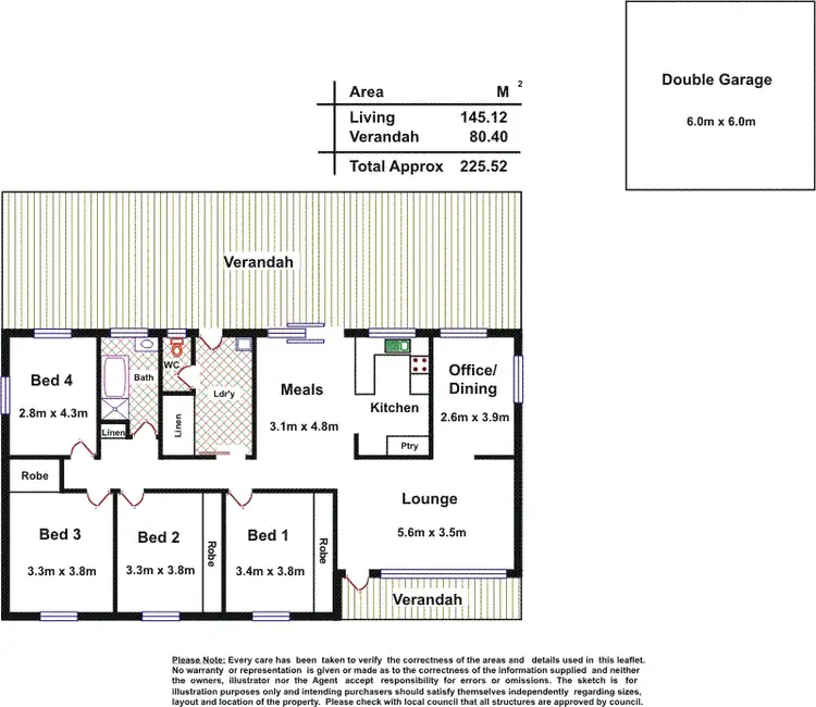 Floorplan of Homely house listing, 94 Bay Road, Moonta Bay SA 5558