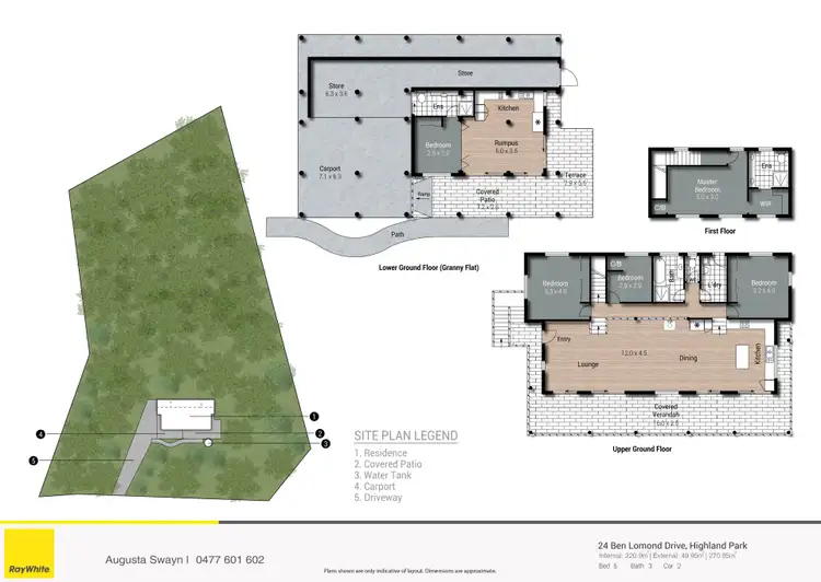 Floorplan of Homely house listing, 24-26 Ben Lomond Drive, Highland Park QLD 4211