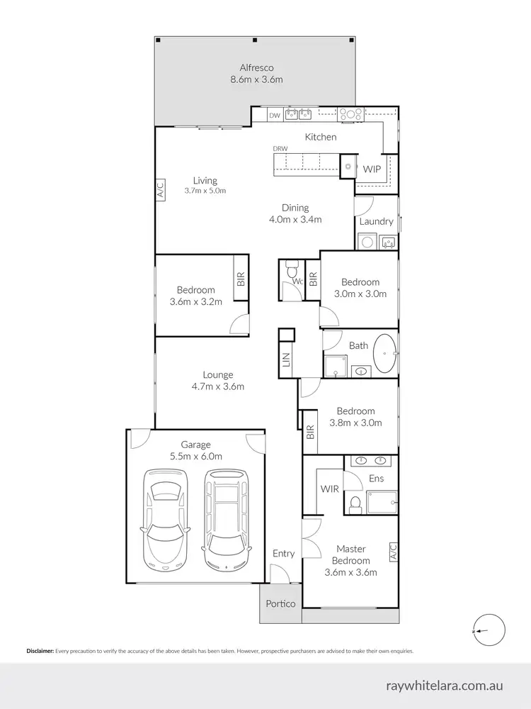 Floorplan of Homely house listing, 312 O'Hallorans Road, Lara VIC 3212