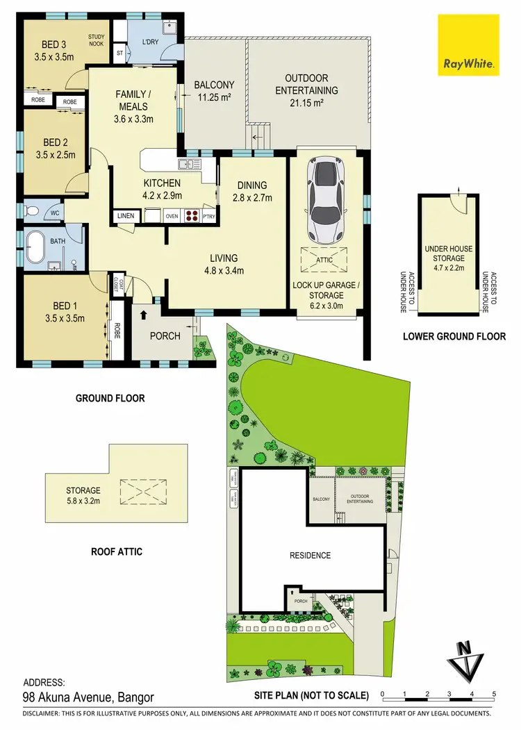 Floorplan of Homely house listing, 98 Akuna Avenue, Bangor NSW 2234