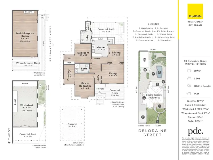 Floorplan of Homely house listing, 24 Deloraine Street, Wavell Heights QLD 4012