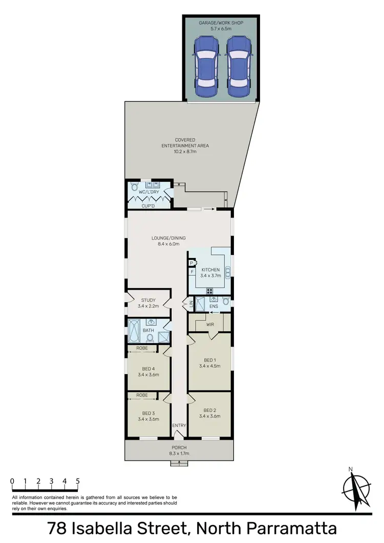 Floorplan of Homely house listing, 78 Isabella Street, North Parramatta NSW 2151