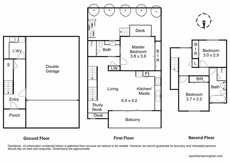 Floorplan of Homely townhouse listing, 8/249 Williamsons Road, Templestowe VIC 3106