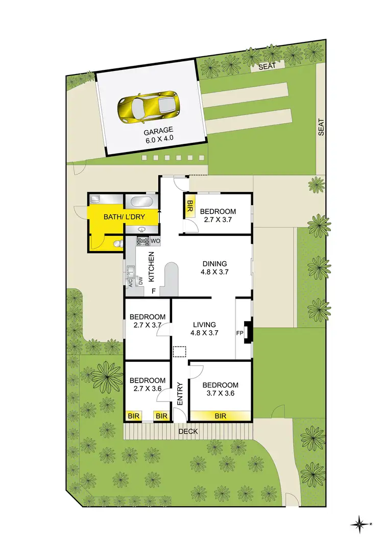 Floorplan of Homely house listing, 48 Francis Street, Belmont VIC 3216