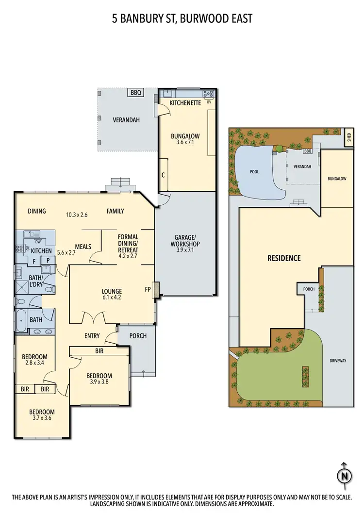 Floorplan of Homely house listing, 5 Banbury Street, Burwood East VIC 3151