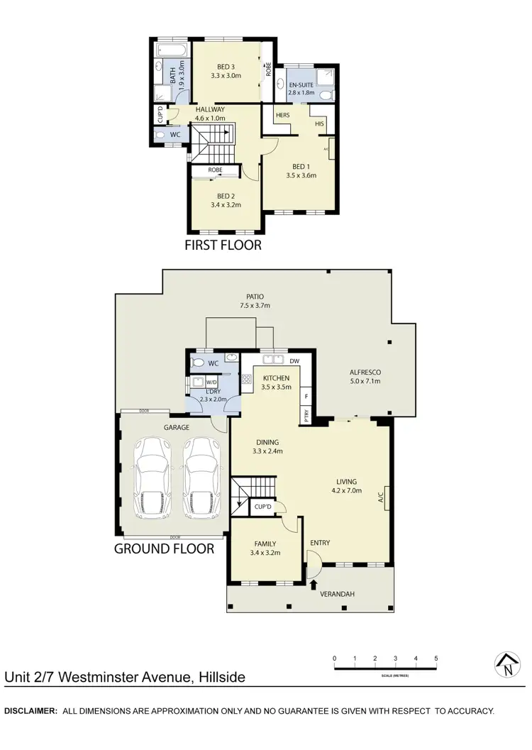 Floorplan of Homely house listing, 2/7 Westminster Avenue, Hillside VIC 3037