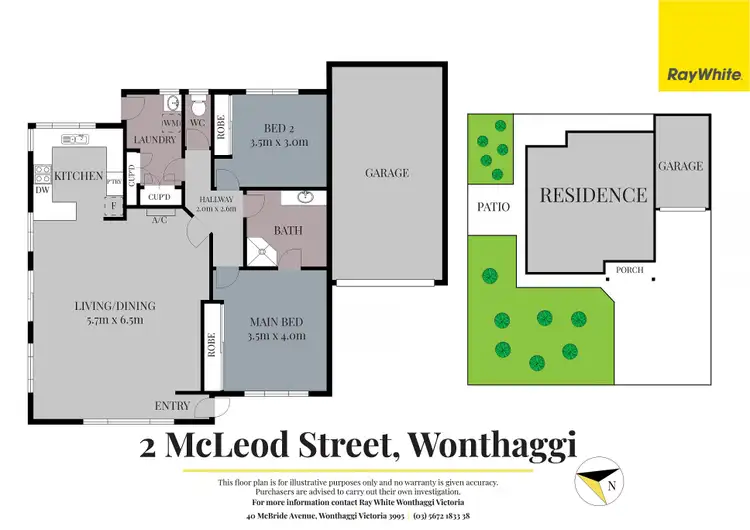 Floorplan of Homely house listing, 2 McLeod Street, Wonthaggi VIC 3995