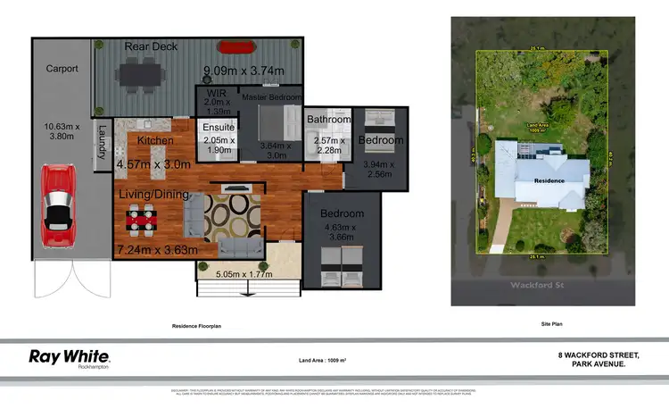 Floorplan of Homely house listing, 8 Wackford Street, Park Avenue QLD 4701