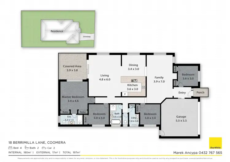 Floorplan of Homely house listing, 18 Berrimilla Lane, Coomera Waters QLD 4209