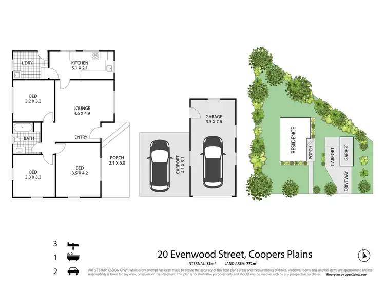 Floorplan of Homely house listing, 20 Evenwood Street, Coopers Plains QLD 4108
