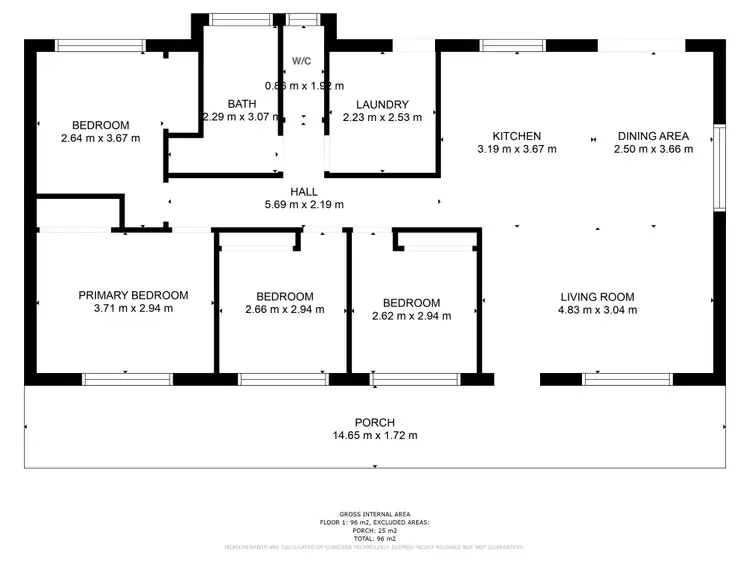Floorplan of Homely house listing, 29 Evergreen Drive, Branyan QLD 4670
