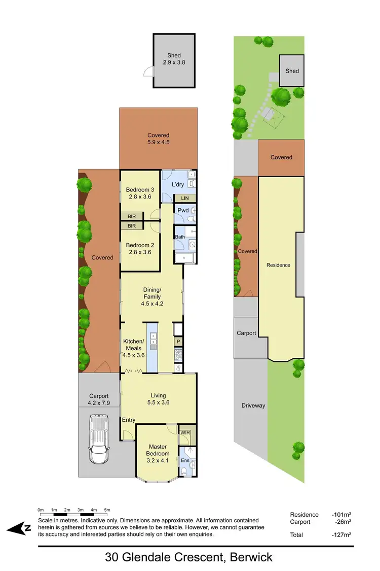 Floorplan of Homely house listing, 30B Glendale Crescent, Berwick VIC 3806