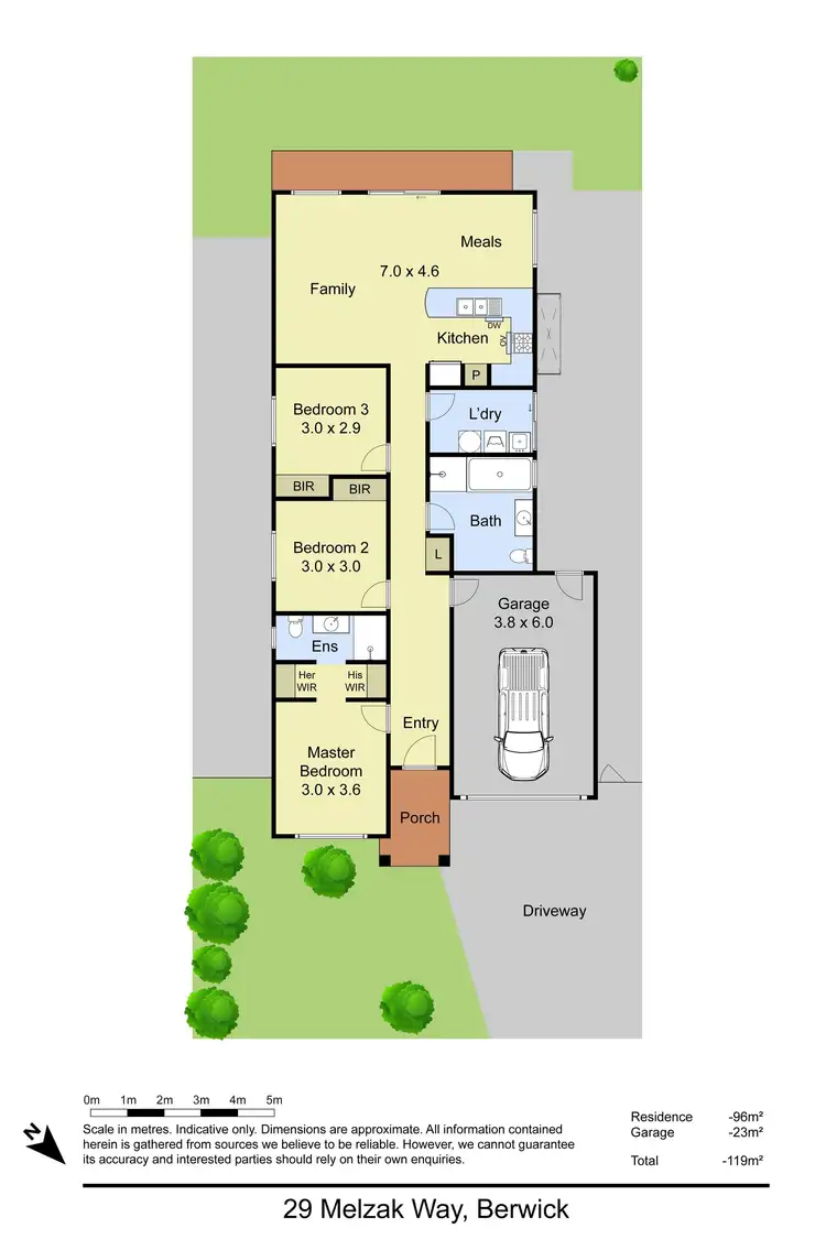 Floorplan of Homely house listing, 29 Melzak Way, Berwick VIC 3806