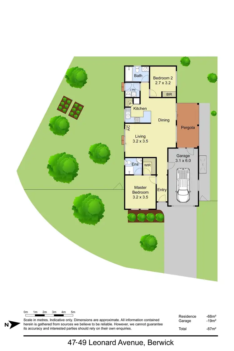 Floorplan of Homely house listing, 47-49 Leonard Avenue, Berwick VIC 3806