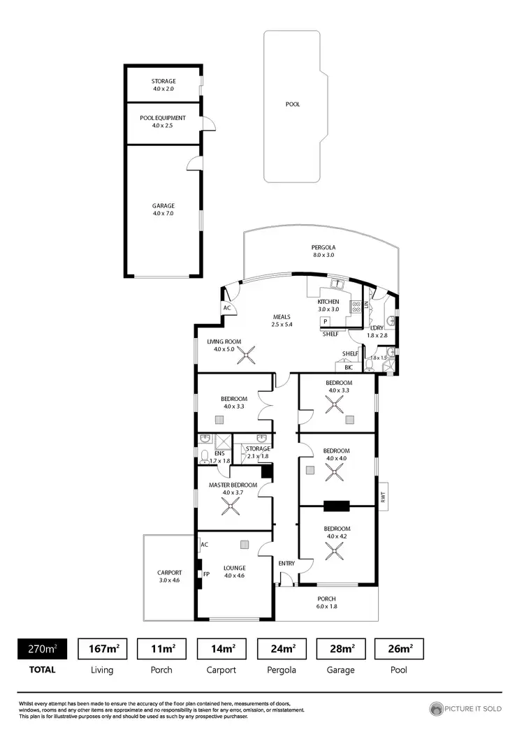 Floorplan of Homely house listing, 71 Fairford Street, Unley SA 5061
