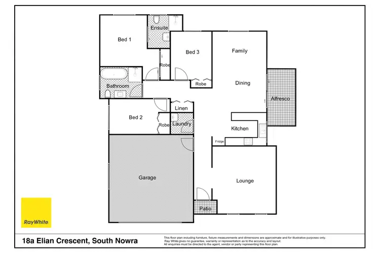 Floorplan of Homely house listing, 18A Elian Crescent, South Nowra NSW 2541