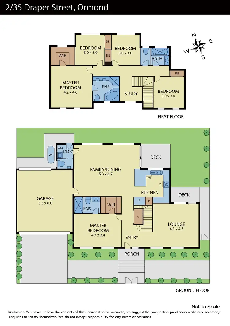 Floorplan of Homely house listing, 2/35 Draper Street, Ormond VIC 3204
