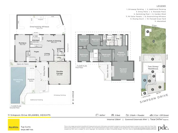 Floorplan of Homely house listing, 11 Simpson Drive, Bilambil Heights NSW 2486