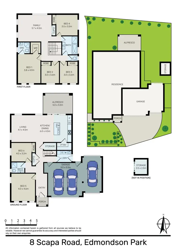 Floorplan of Homely house listing, 8 Scapa Road, Edmondson Park NSW 2174