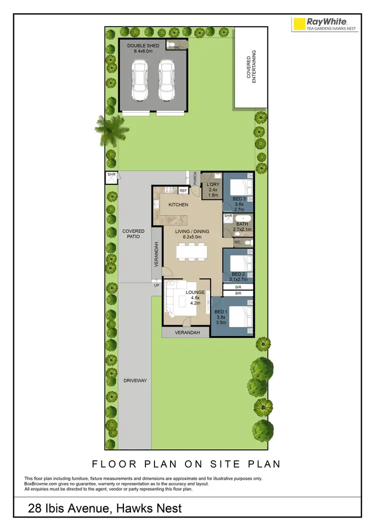 Floorplan of Homely house listing, 28 Ibis Avenue, Hawks Nest NSW 2324