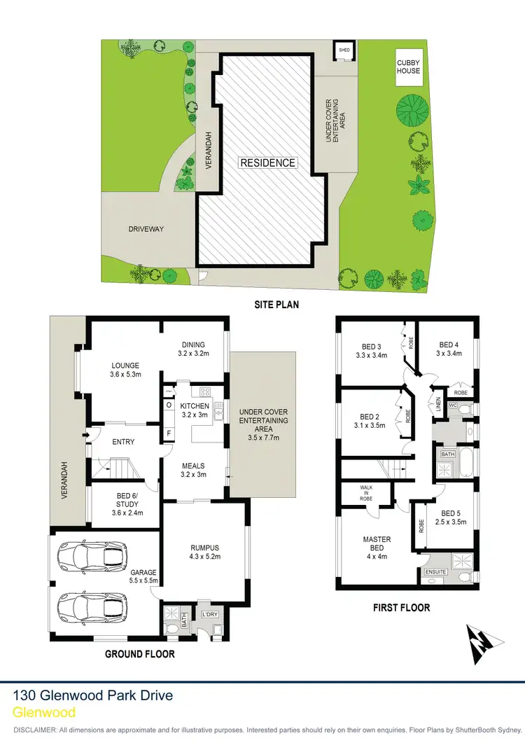 Floorplan of Homely house listing, 130 Glenwood Park Drive, Glenwood NSW 2768