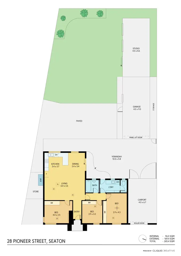 Floorplan of Homely house listing, 28 Pioneer Street, Seaton SA 5023