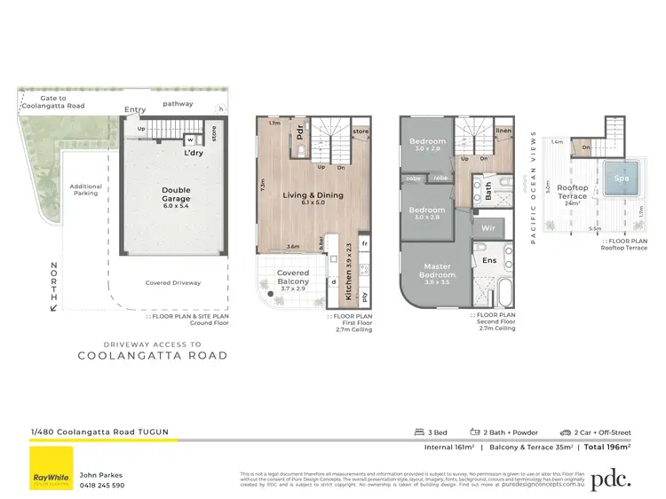 Floorplan of Homely townhouse listing, 1/480 Coolangatta Road, Tugun QLD 4224