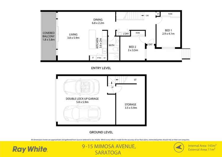 Floorplan of Homely house listing, 9/15 Mimosa Avenue, Saratoga NSW 2251